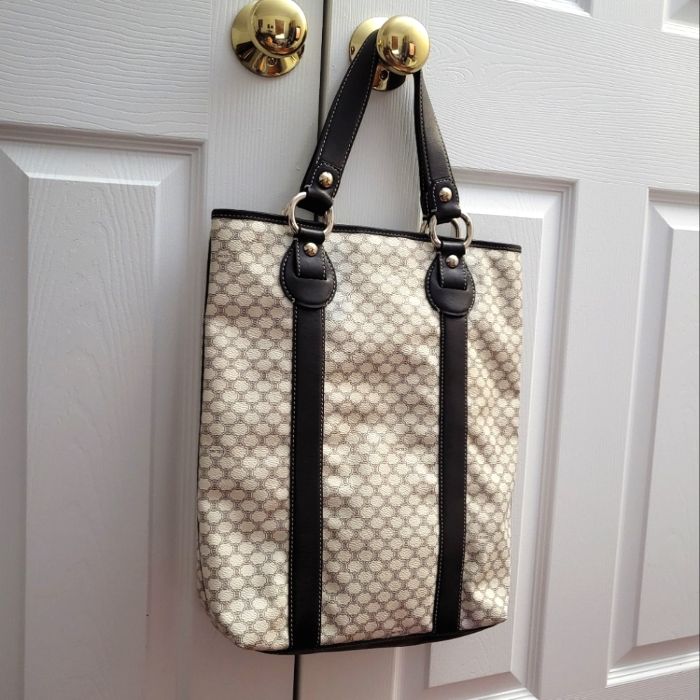Copy - Celine Beige/Brown Macadam Tote Bag